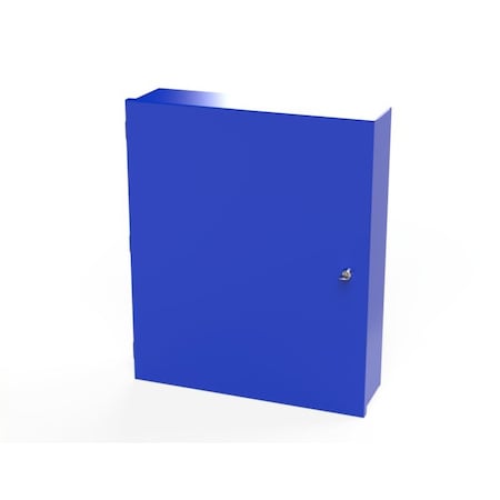 Saginaw Control & Engineering 1/4 Turn Latch with Keylock Electrical Enclosures, 24 in H, 6 in D, 20 in W, NEMA 1, Carbon Steel SCE-24N2006NK-B